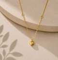 Petite Golden Heart Necklace