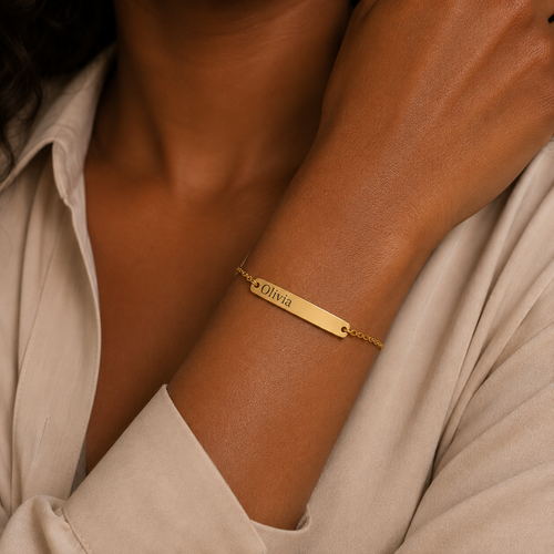 Personalised Slim ID Bracelet