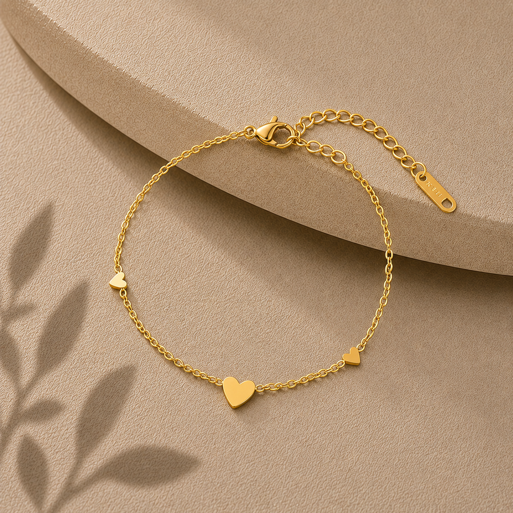 Trinity Heart Bracelet