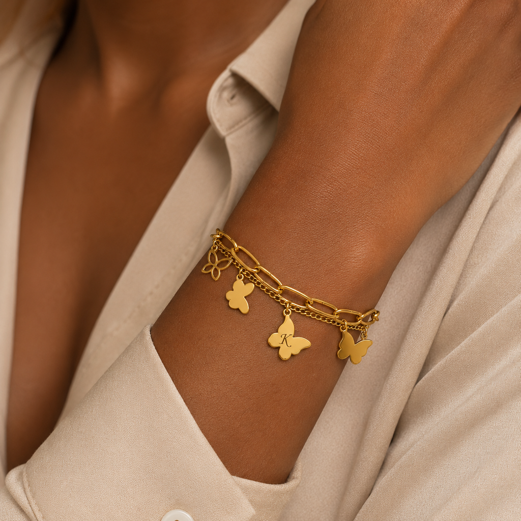 Butterfly Charm Bracelet