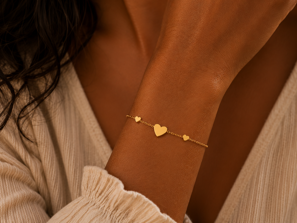 Trinity Heart Bracelet