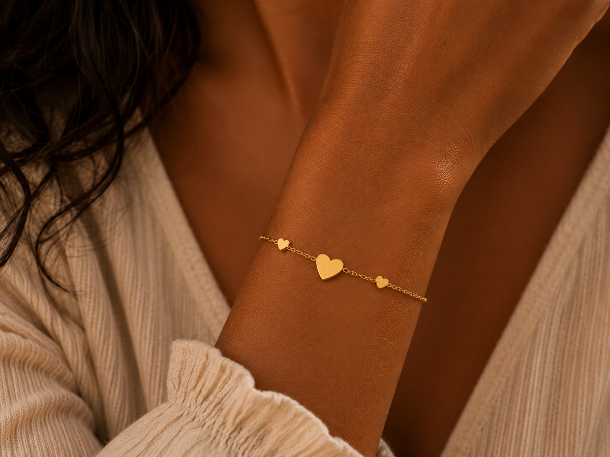 Trinity Heart Bracelet