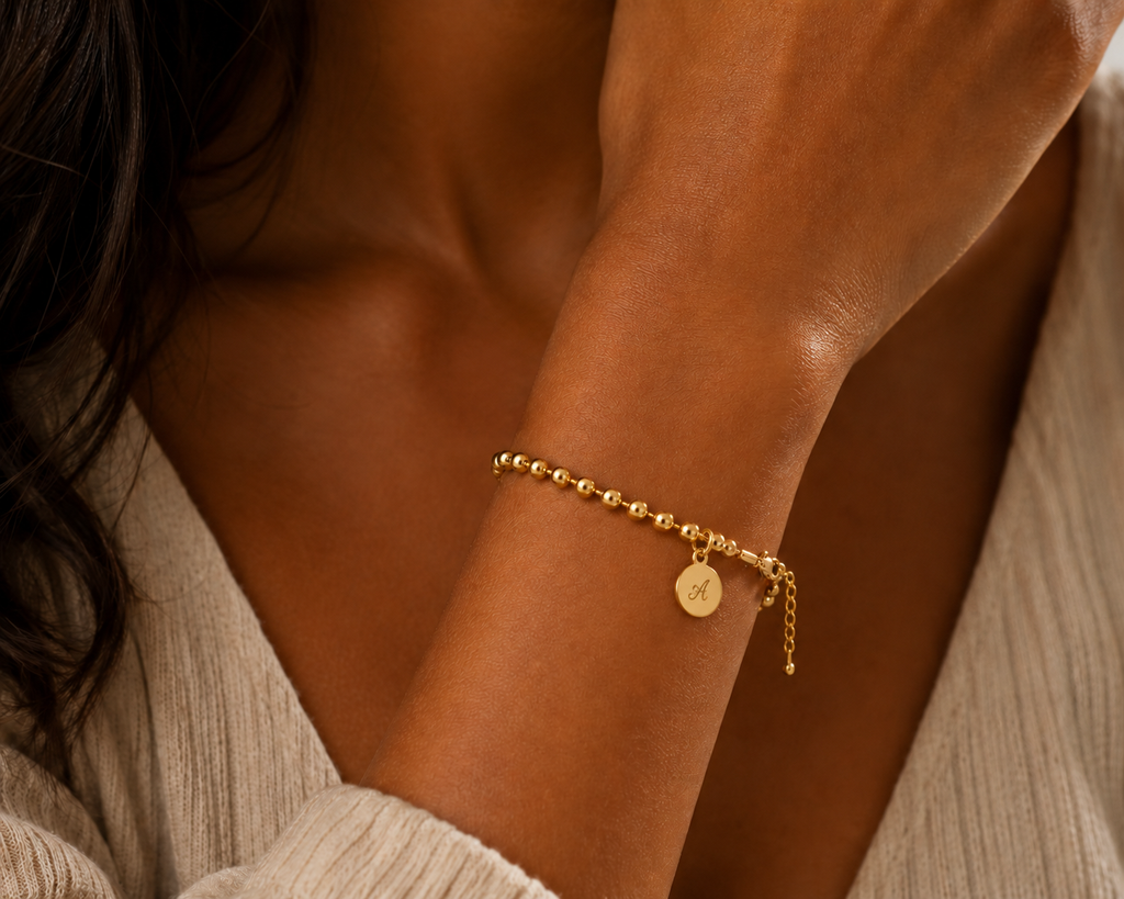 Classic Gold Bead Bracelet