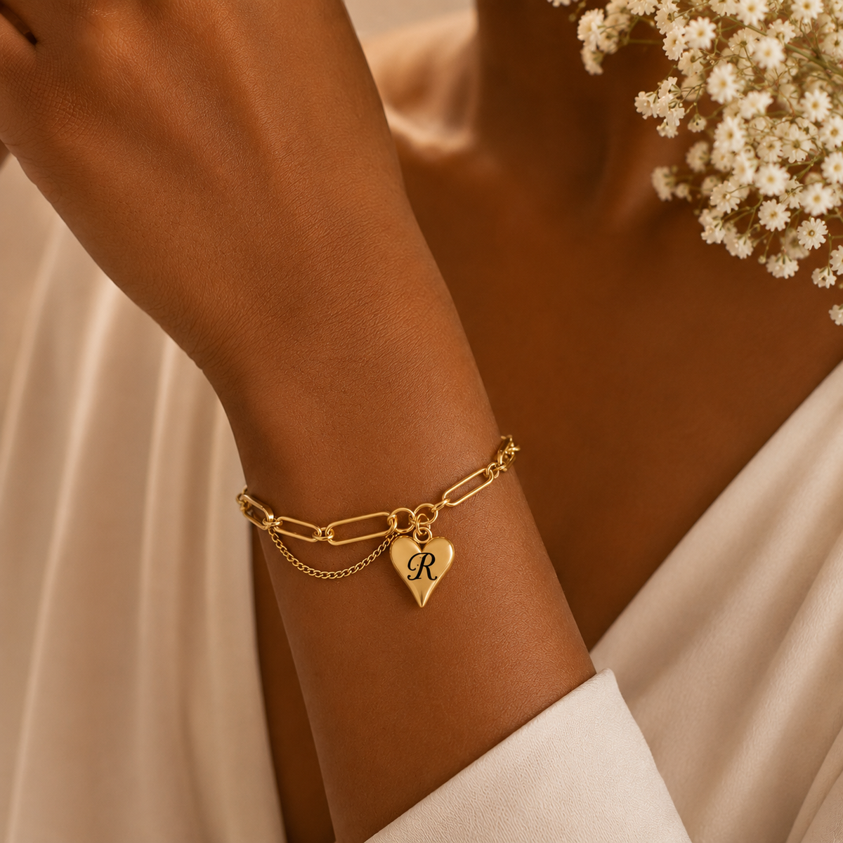 Heart Link Bracelet