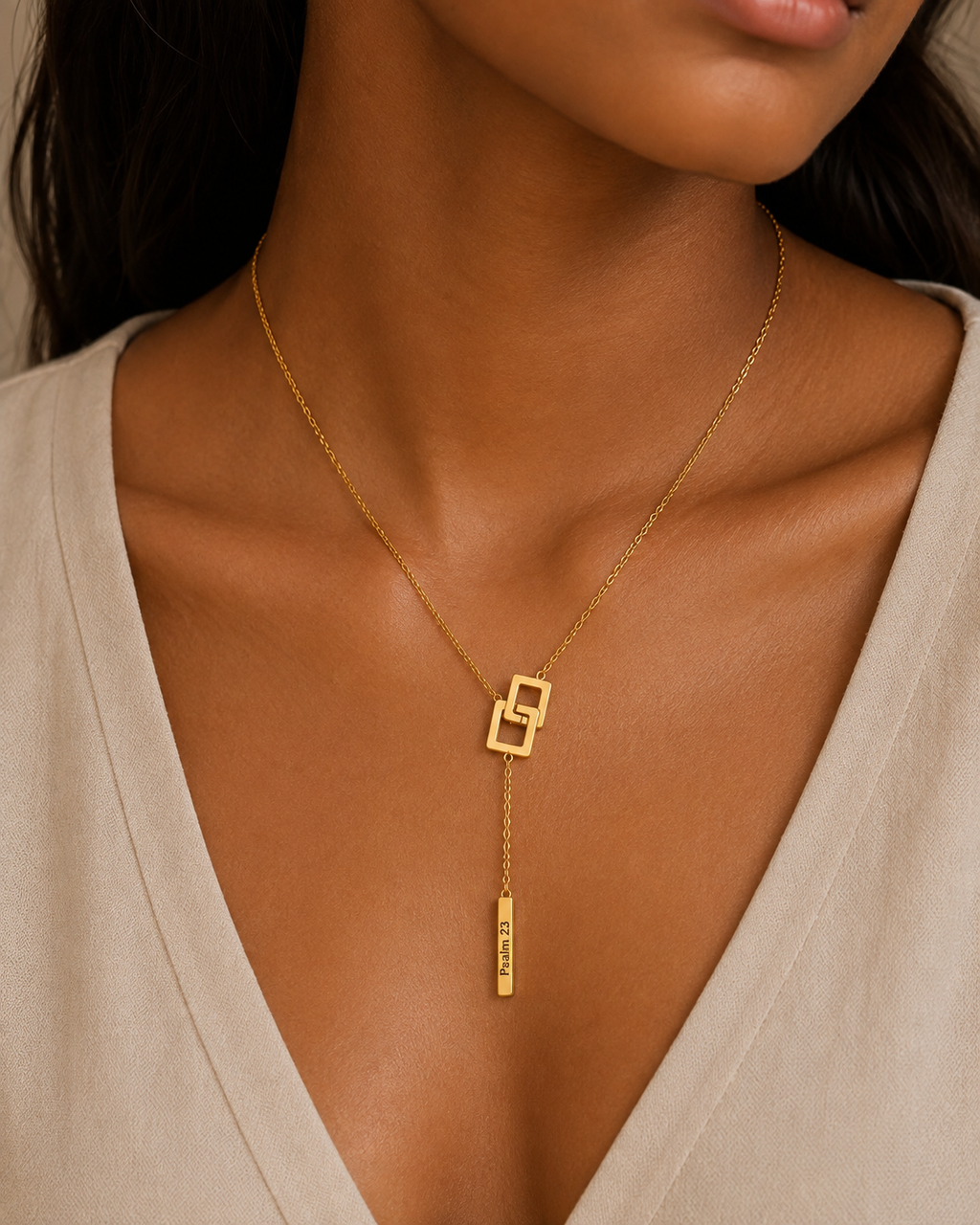 Personalised Lariat necklace